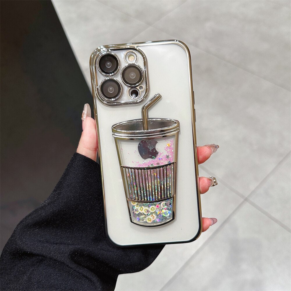 Maliben | Glitter Star Drink Cup Iphone Case