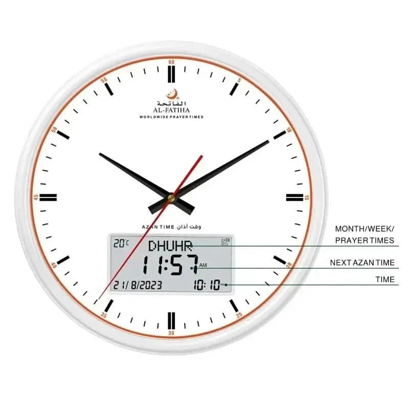 Maliben | Prayer Clock With Automatic Azan Adjustment And 10 Azan Sounds