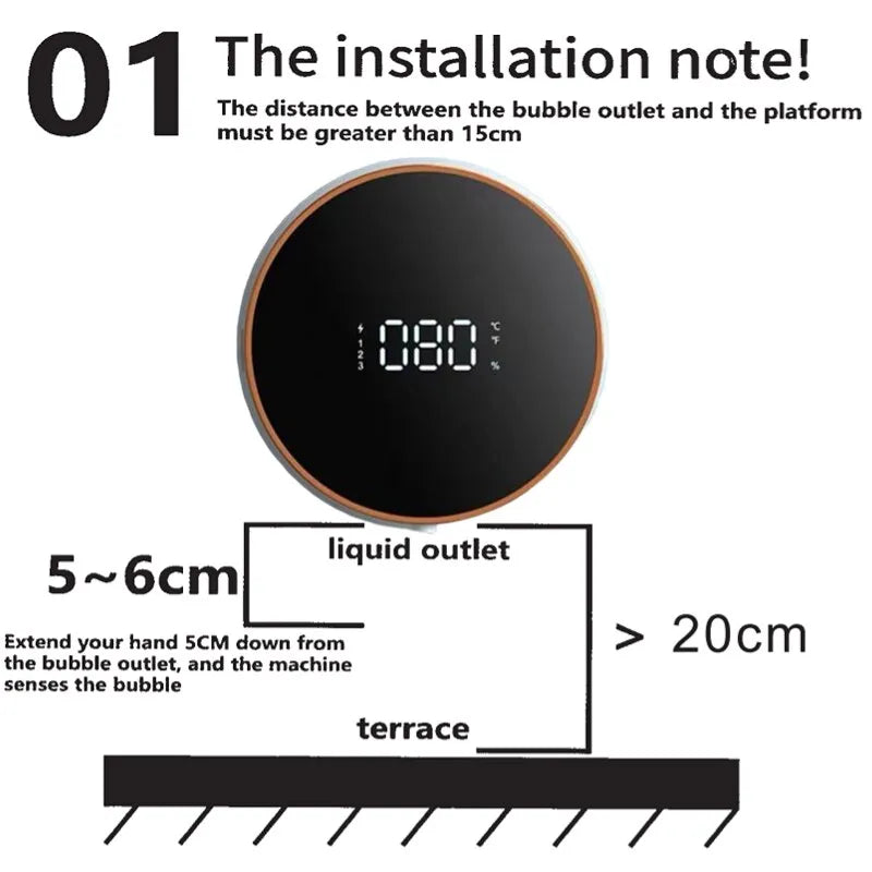 Maliben | PureSense – Stylish Automatic Soap Dispenser with Touchless Technology