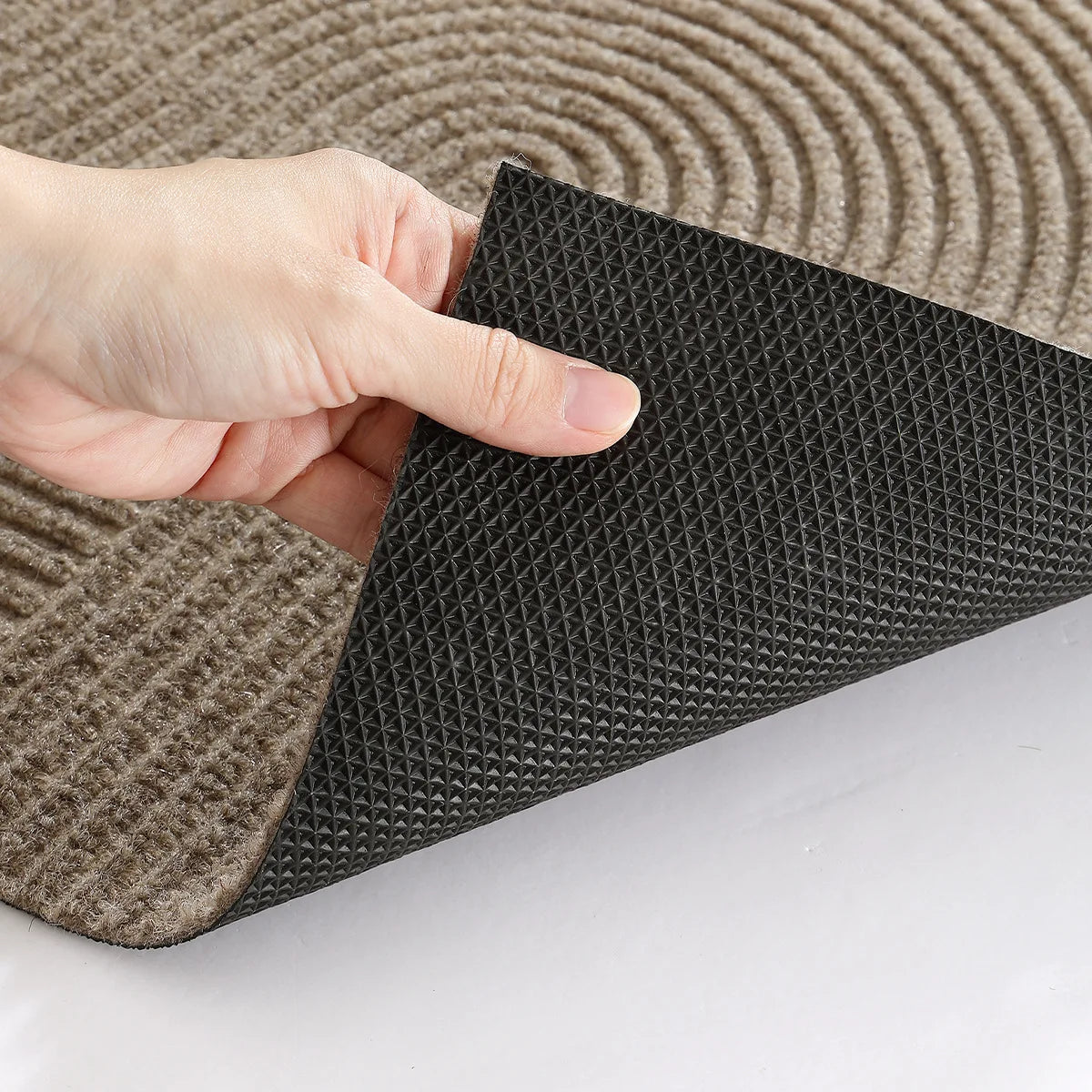 Maliben | 3d Groove Doormat Made Of Durable Polyester With Anti-Slip For Indoor And Outdoor