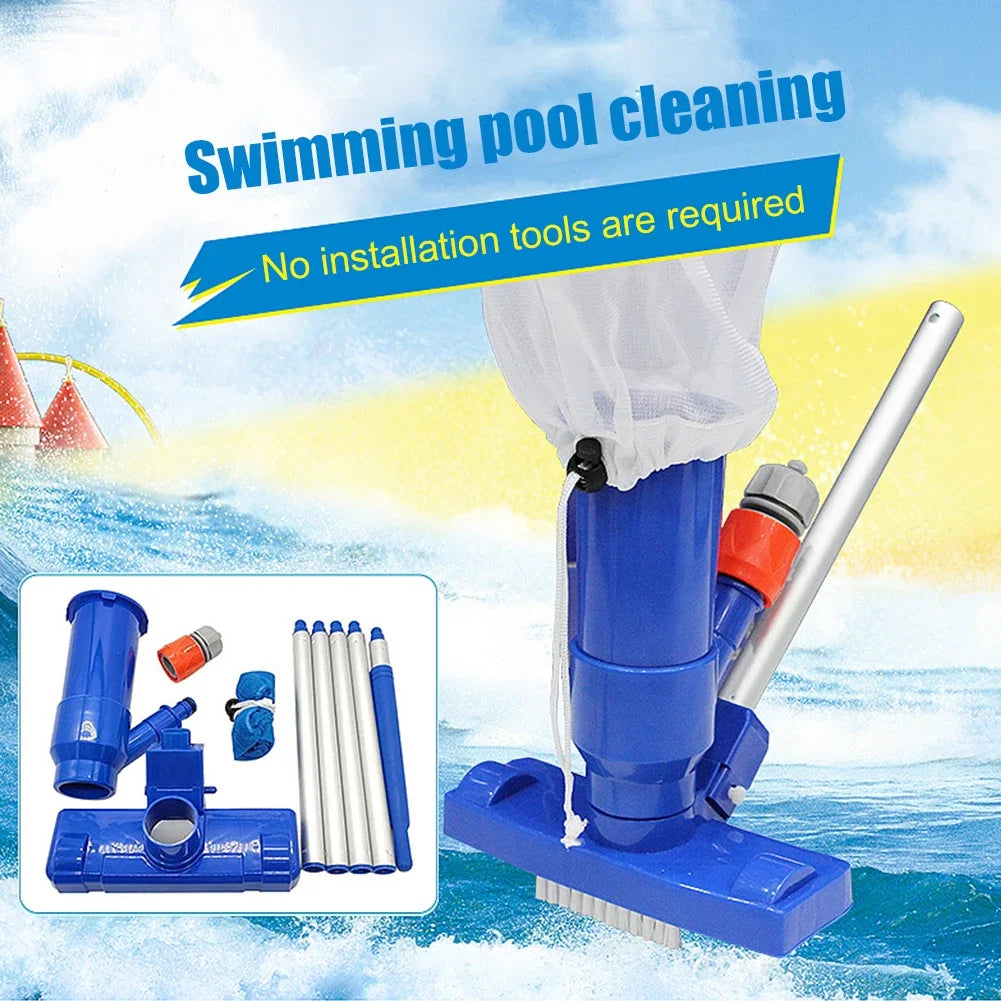 Maliben | Aquarein Pool & Pond Vacuum Set | Underwater Vacuum Cleaner | Incl. Eu Plug | For Pools & Aquariums