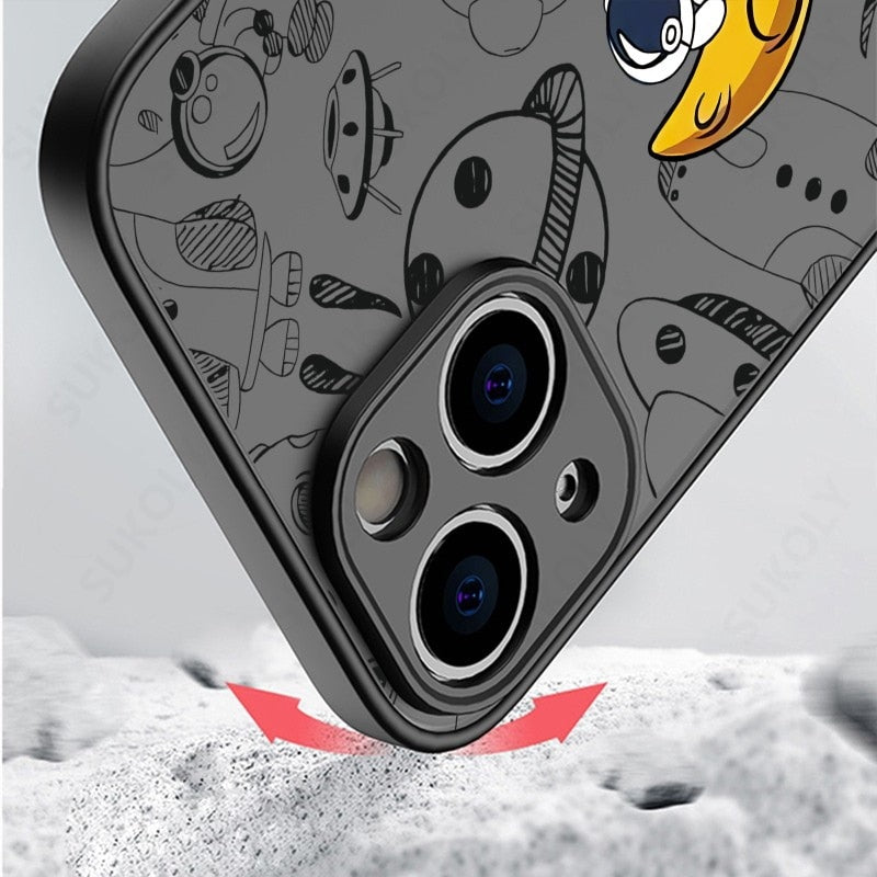 Maliben | Space Road Relax Astronaut Iphone Case