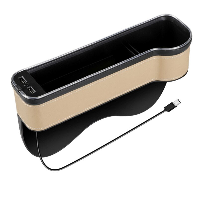 Maliben | Usb Charging Led Car Seat Gap Organizer