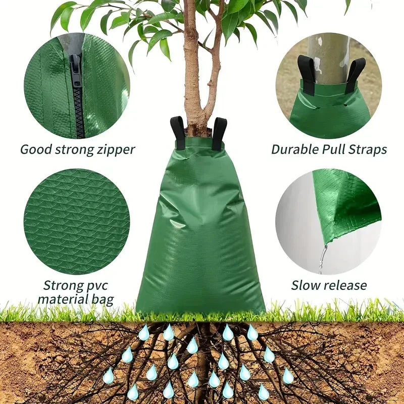 Maliben | Tree Watering Bag Aquatree 20 | 75l Capacity | Reusable & Long-Term Watering | For Garden & Landscaping Care