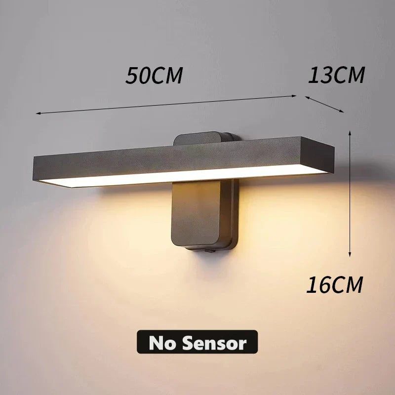 Maliben | Led Outdoor Wall Light Variolux | Motion Sensor & Ip65 | Rotatable | 30–50 Cm