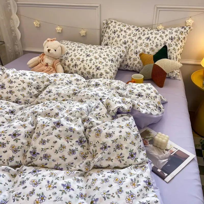 Maliben | Soft Flowers Bedding Set