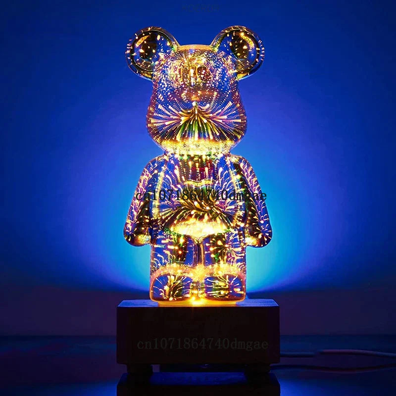 Maliben | Magical 3d Firework Projection Mood Lamp - Starbear