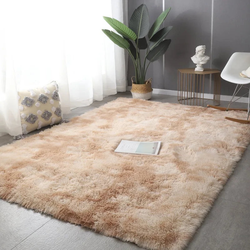 Maliben | Fluffy Ultra Soft Non-Slip Rug With Memory Foam Cushion