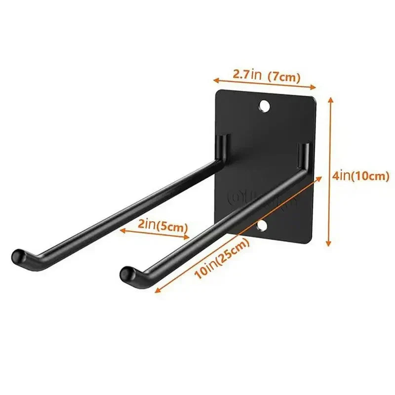 Maliben | Fixorado Wall Mount For Garden Tools | Robust Tool Holder Made Of Steel | Space-Saving Organizer For Garage, Cellar & Workshop