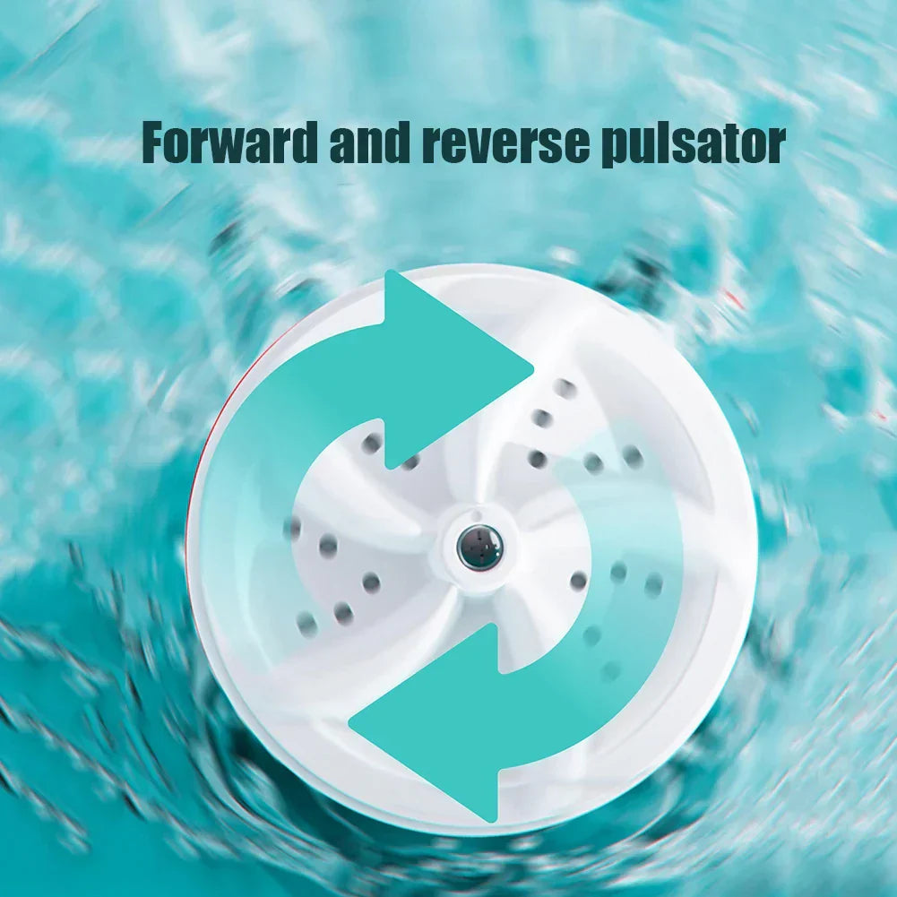 Maliben | Turbo Spin Mini Travel Laundry Washer