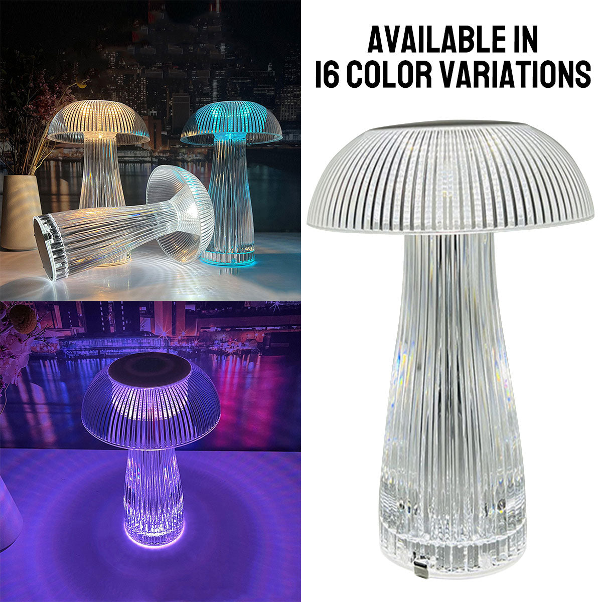Maliben | Rechargeable Led Mushroom Table Lamp