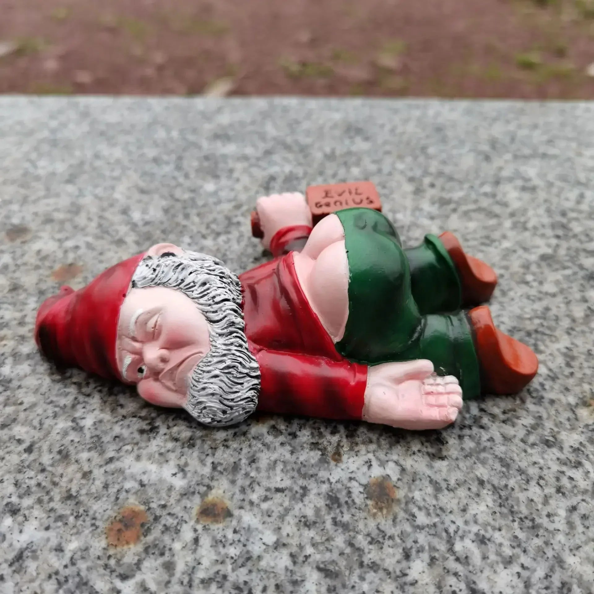 Maliben | Hilarious Drunken Garden Gnome Made Of Weatherproof Resin For Indoor And Outdoor