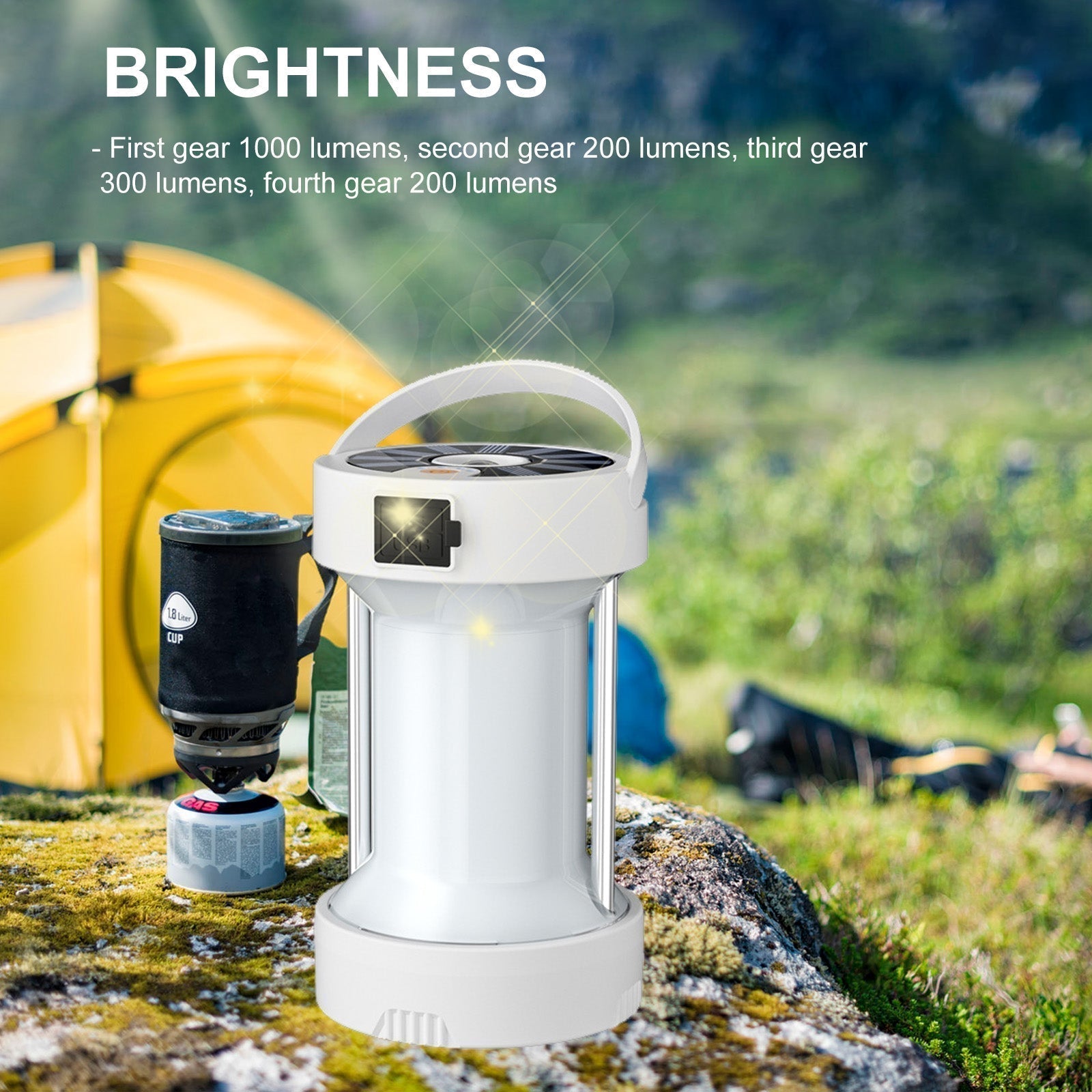 Maliben | Magnetic Solar Powered Emergency Camping Light