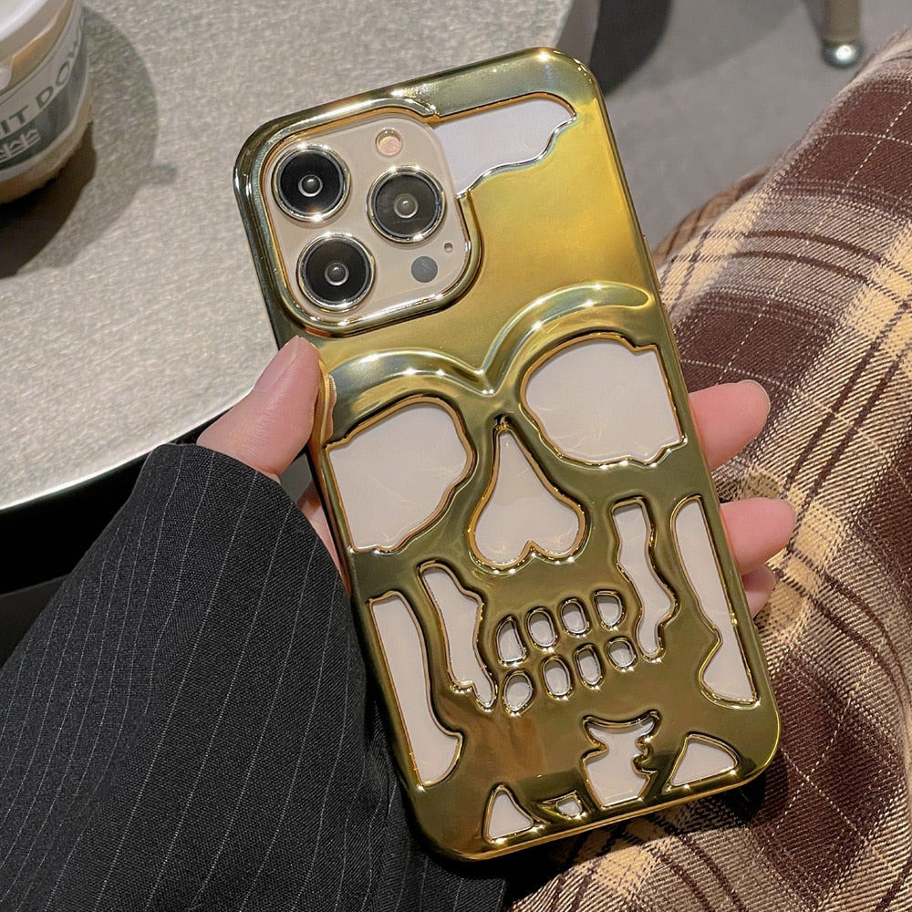 Maliben | Gothic Midnight Skull Phone Case