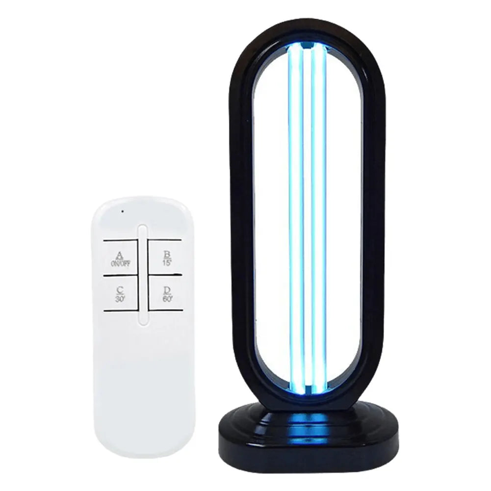 Maliben | Purevia Uv-C Disinfection Lamp | 38w | With Remote Control & 3 Timer Levels | Uv + Ozone | 41.5 × 18 Cm