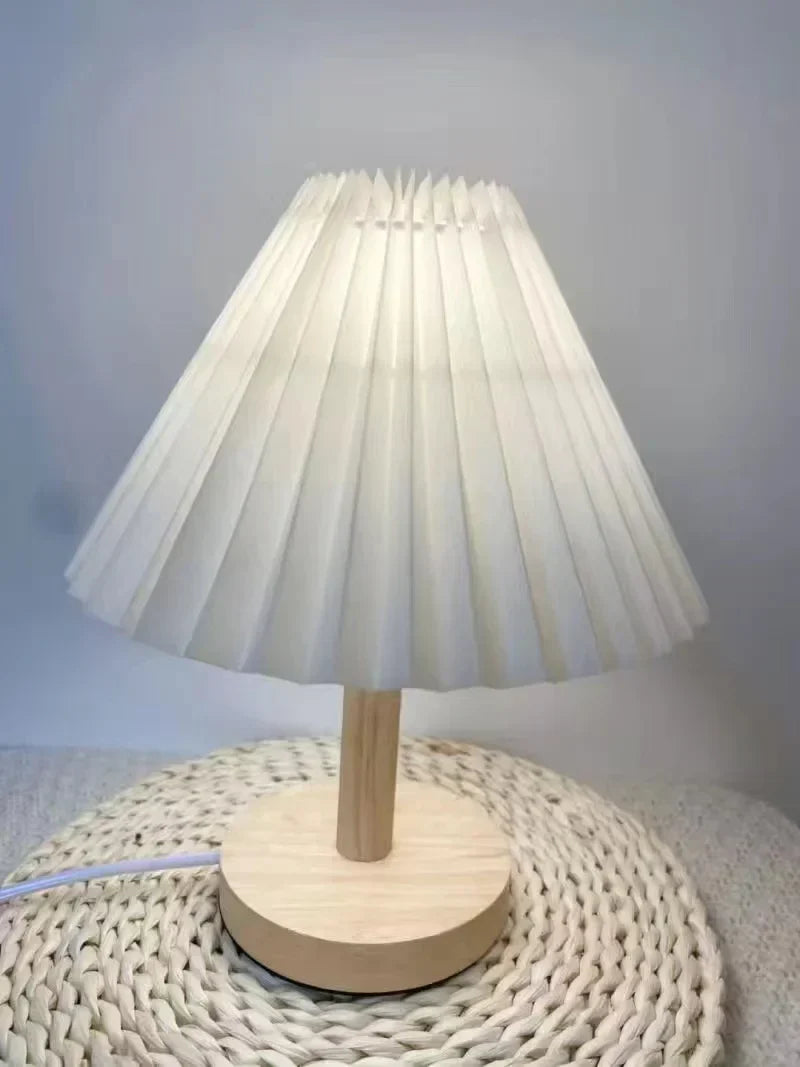 Maliben | Foldable Pleat Table Lamp - Stylish Foldable Led Table Lamp For Unique Interior Design