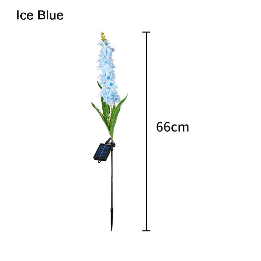 Maliben | Soft Pink Glow Solar Led Flower Garden Light