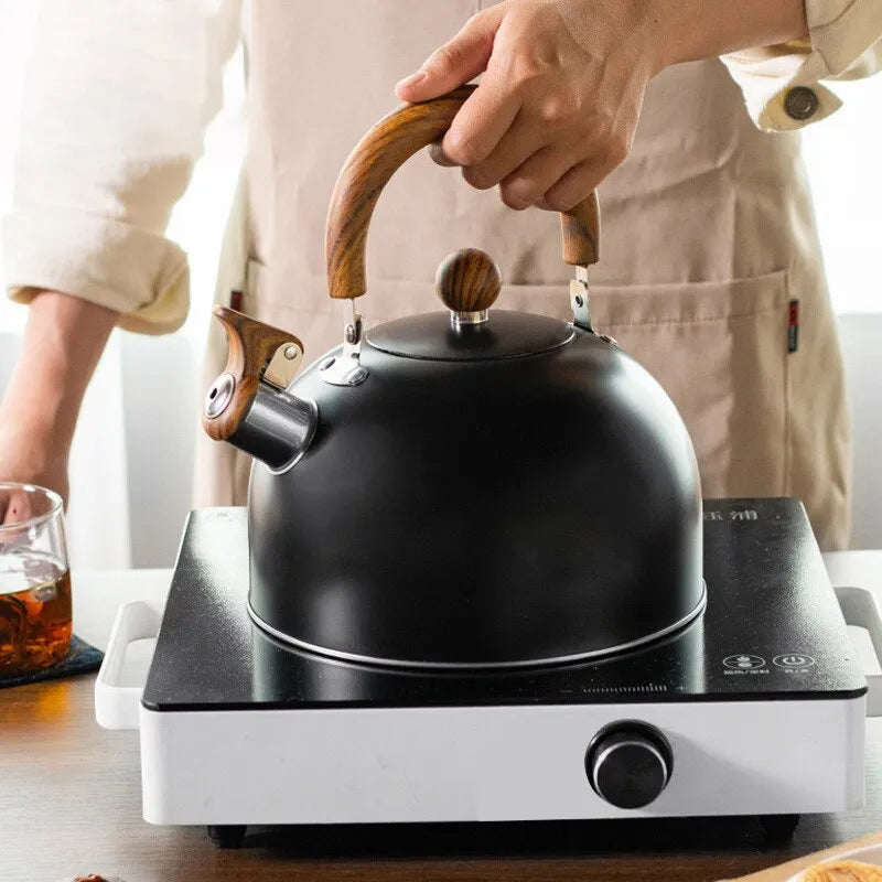 MaLiben | 1 Piece 2.5/3 l Liter Kettle Made Of Stainless Steel, Thickened Kettle, Gas Induction Stove, Universal Kettle, Kettle