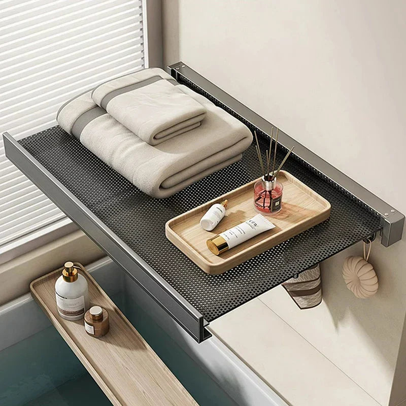 Maliben | Ultra Suction Expandable Towel Storage Organizer Rack
