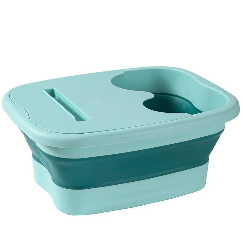 Maliben | Solevia Foldable Foot BAth With Massage Function | Space-Saving & Sturdy | For Foot Care, Pedicure & Relaxation at Home