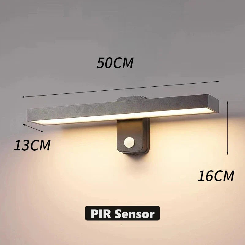 Maliben | Led Outdoor Wall Light Variolux | Motion Sensor & Ip65 | Rotatable | 30–50 Cm