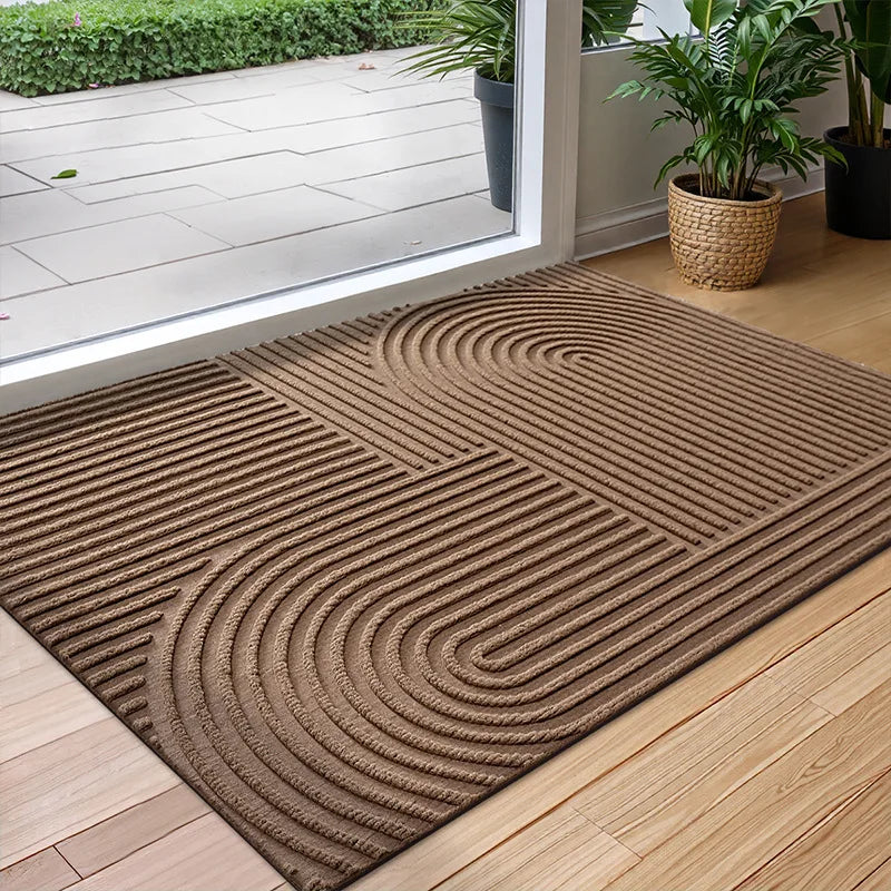 Maliben | Polyester Rubber Door Mat Non-Slip And Water-Absorbent For Indoor And Outdoor