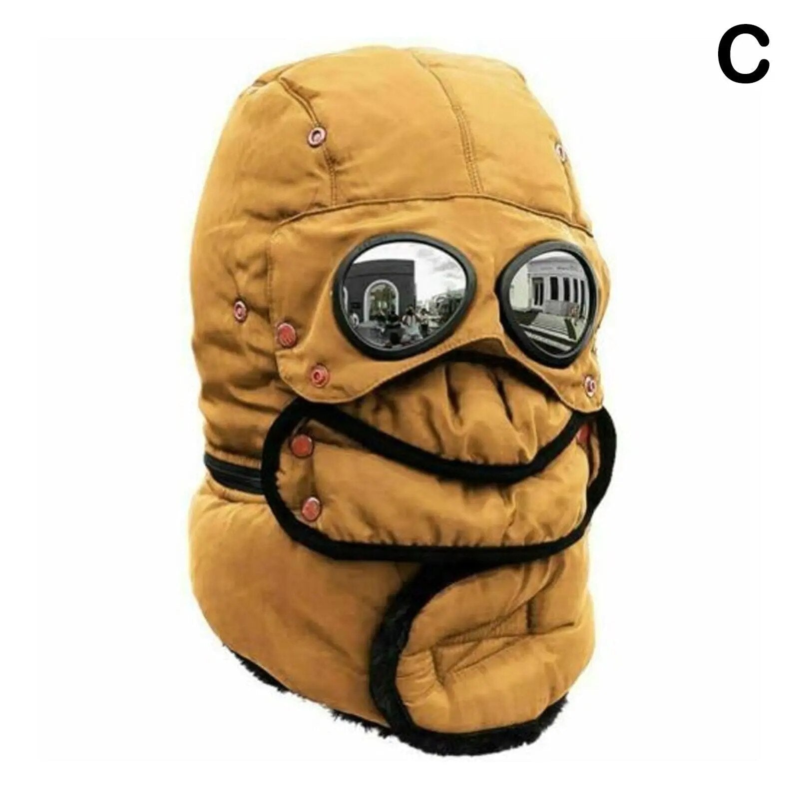 Maliben Polar Vision Thermal Windproof Beanie — Face Covering