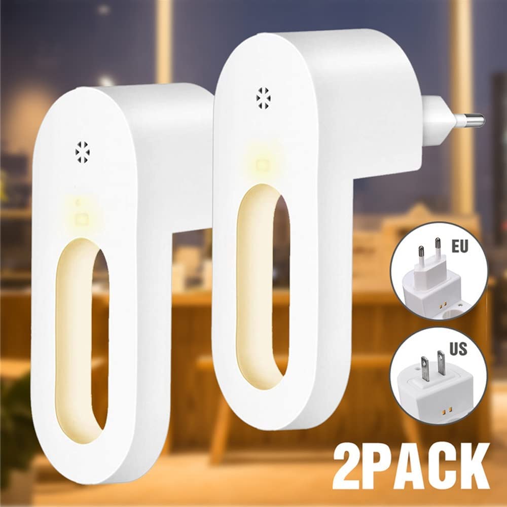 Maliben | Twilight Sensor Energy Saving Socket Wall Night Light