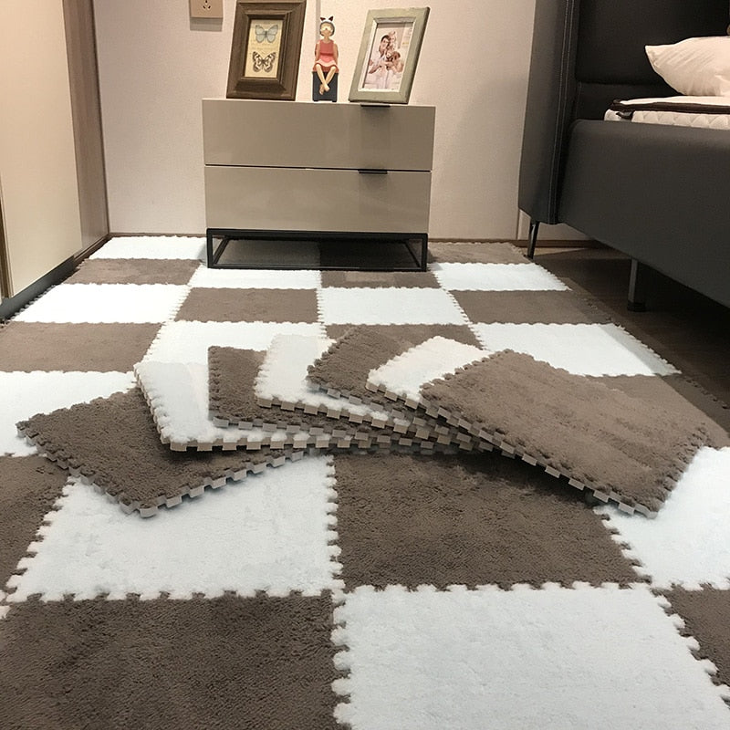 Maliben | Diy Winter Plush Puzzle Mat
