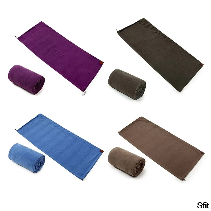 Maliben | Thermolite | Ultralight Fleece Sleeping Bag | Portable & Warm | For Camping, Travel & Outdoor