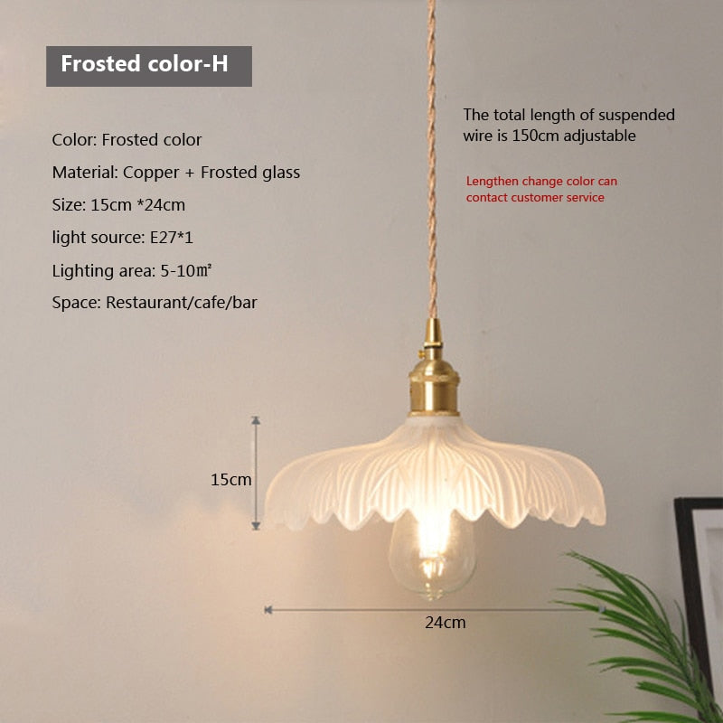 Maliben | Nordic Brilliance Transparent Glass Pendant Lamp
