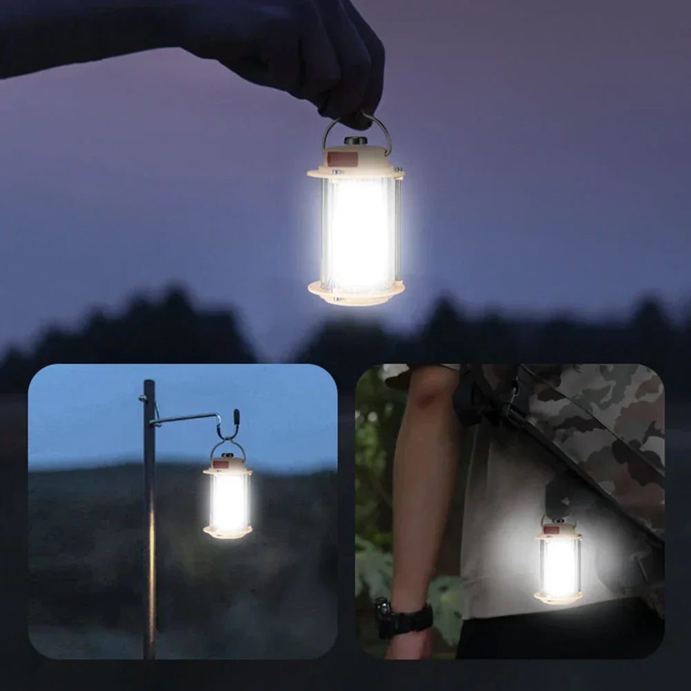 Maliben | Portable Rechargeable Dimmable Hanging Tripod Flashlight Lantern