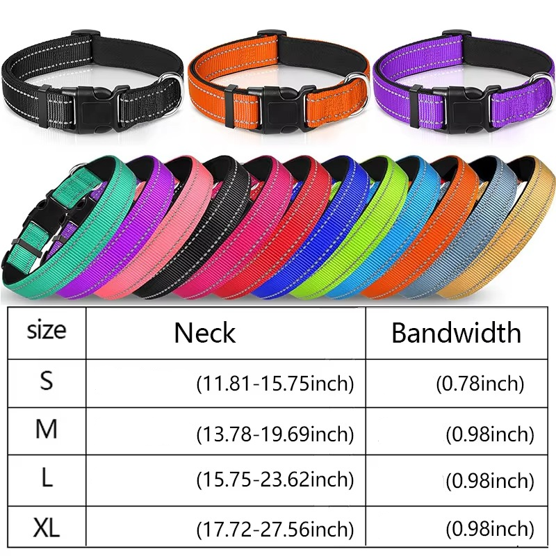 Maliben | Reflective Comfort Collar for Dogs – Soft, Adjustable, and Breathable