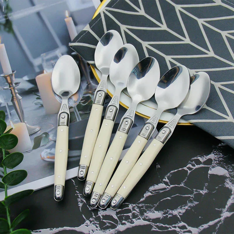 Maliben | IvoryElegance – Luxury Laguiole Cutlery Set with Timeless Style