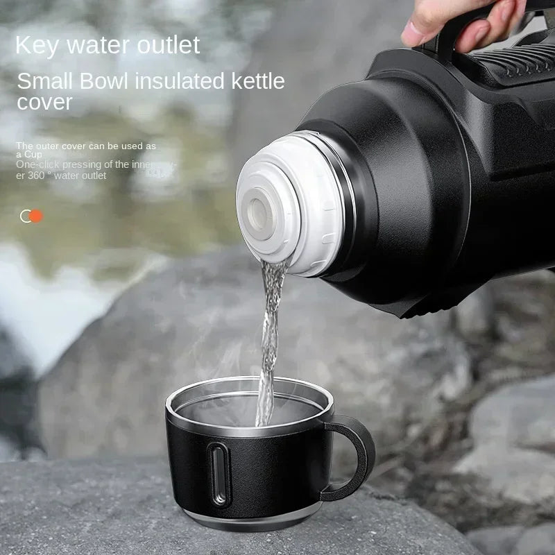 Maliben Stainless Steel Heavy Duty Travel Hiking Thermos