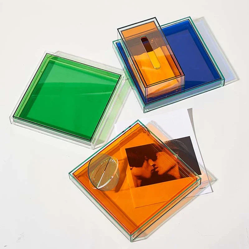 Maliben | Acrylic Serving Tray in "Color Pop"