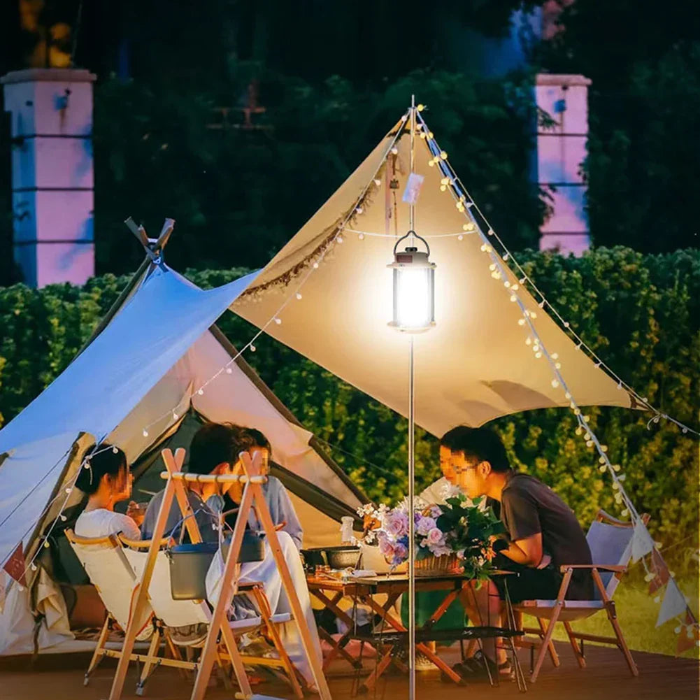 Maliben | Portable Rechargeable Dimmable Hanging Tripod Flashlight Lantern