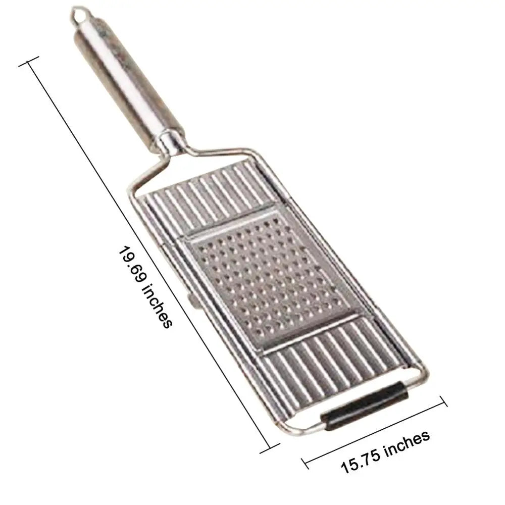 Maliben | Kitchen Cut StaInless Steel Vegetable Grater & Chopper | 3-in-1 Kitchen Grater | Non-Slip & Dishwasher Safe