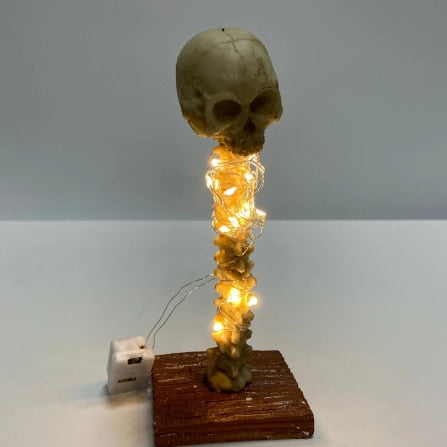 Maliben | Skeleton Skull Table Lamp