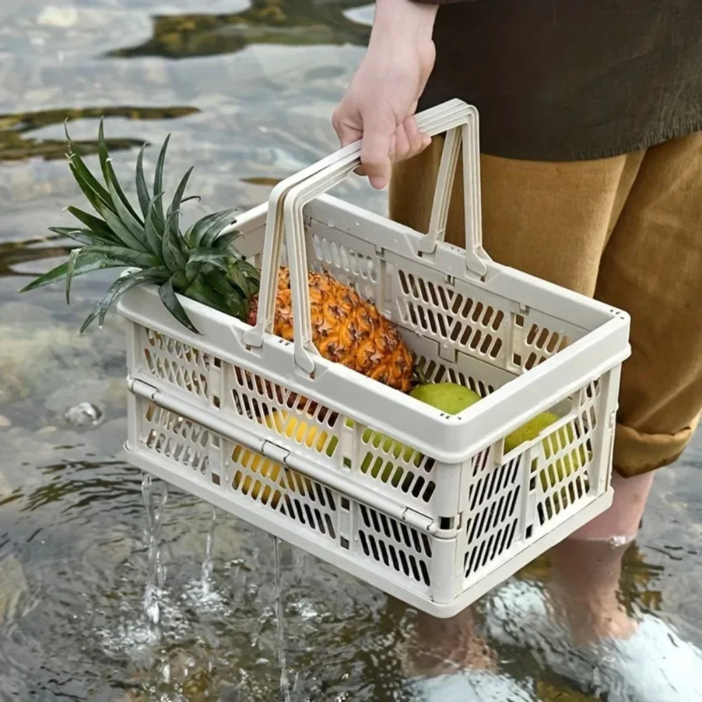 Maliben | Foldex STorage Basket | Foldable & Loadable | Up to 7 Kg Load Capacity | Space-Saving Design