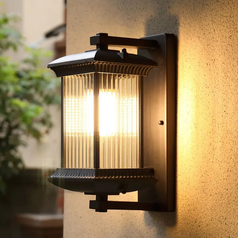 Maliben | Light-Repellent Outdoor Wall Light Metal | Weatherproof Ip65 | E27 Socket | For Garden, Gate & Terrace