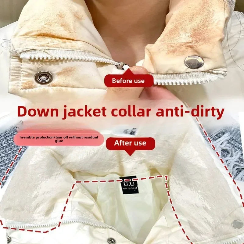 Maliben Transparent Shirt Collar Anti-Stain Stickers
