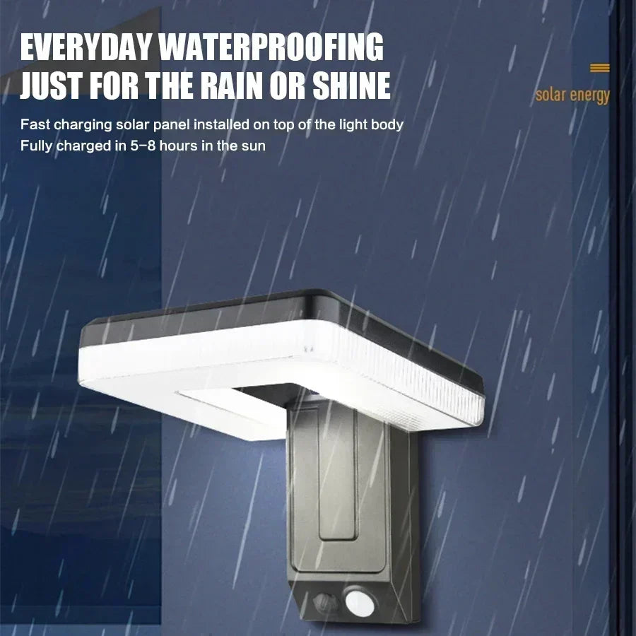 Maliben | Solayra Foldwall Solar Wall Light | 3 Lighting Modes | 120° Tiltable | With Motion Sensor & Dusk Switch