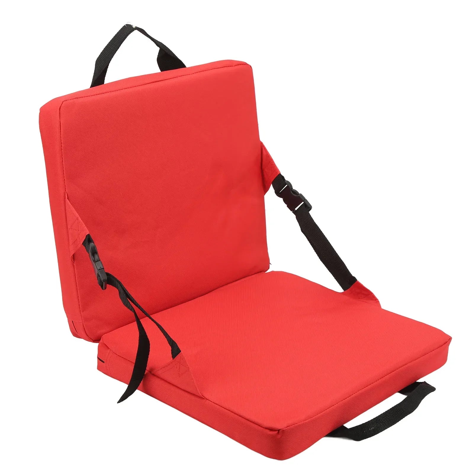 Maliben | Sitpure Folding Chair With Backrest | Padded Seat Cushion | Compact & ComFortable for Stadium, Beach & Park