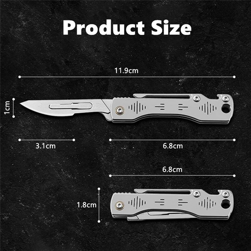 Maliben | Stainless Steel Camping Master Folding Multifunctional Knife