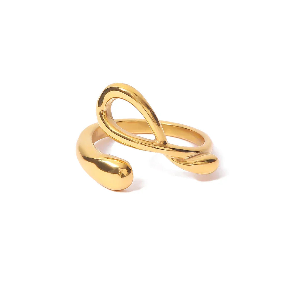 Maliben | 18k Curved Elegance Ring