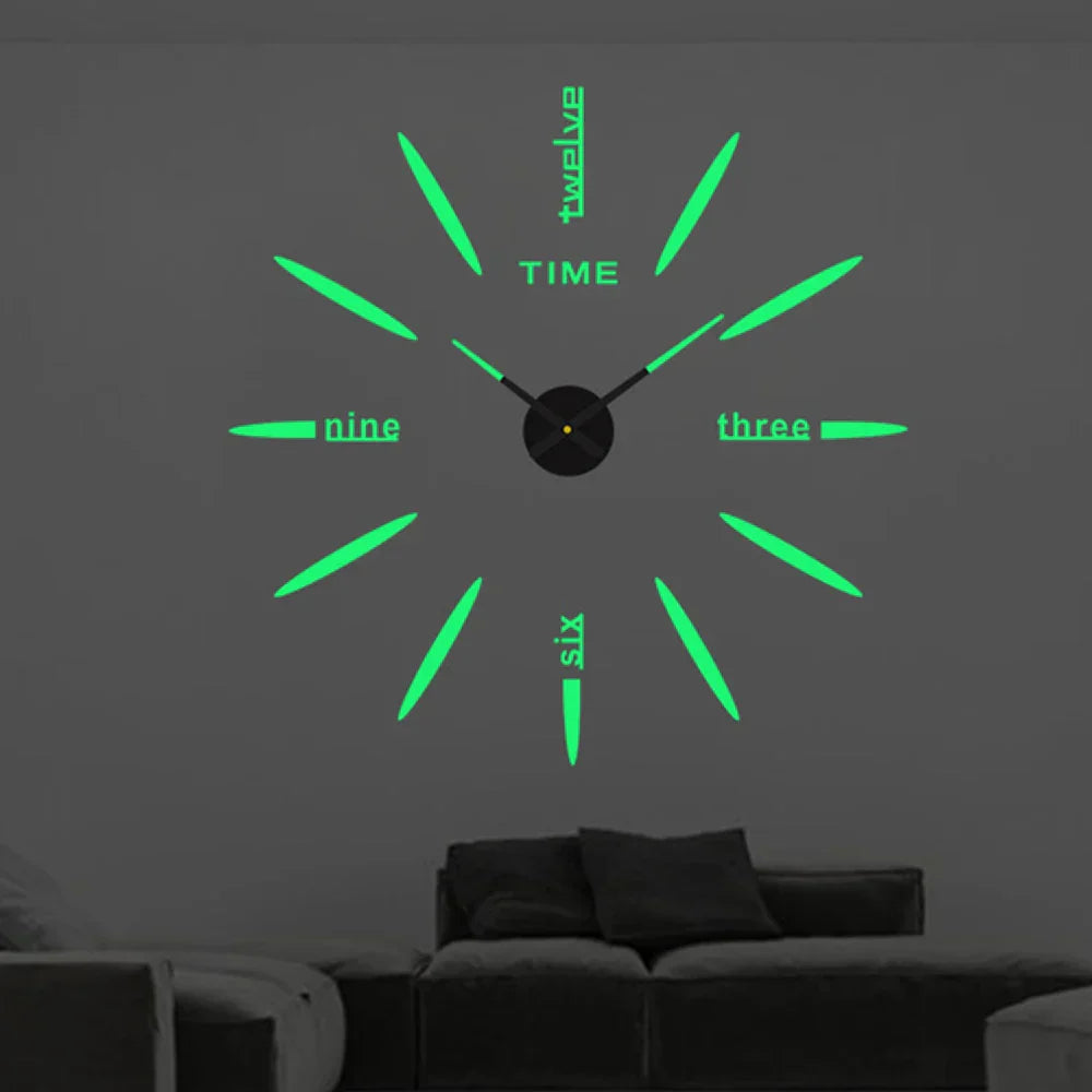Maliben | New large unique style acrylic wall clock