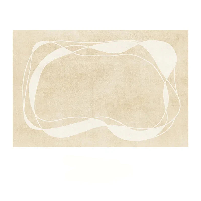 Maliben | Japanese Minimalist Large Area Rug Soft Fluffy Nonslip For Living Room And Bedroom