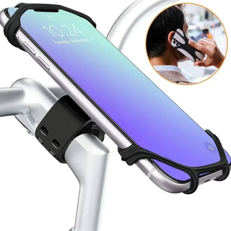 Maliben | Velogrip 360 | Smartphone Holder Bicycle & Motorcycle | 360° Rotatable | Universal & ShockproOf Made of Silicone