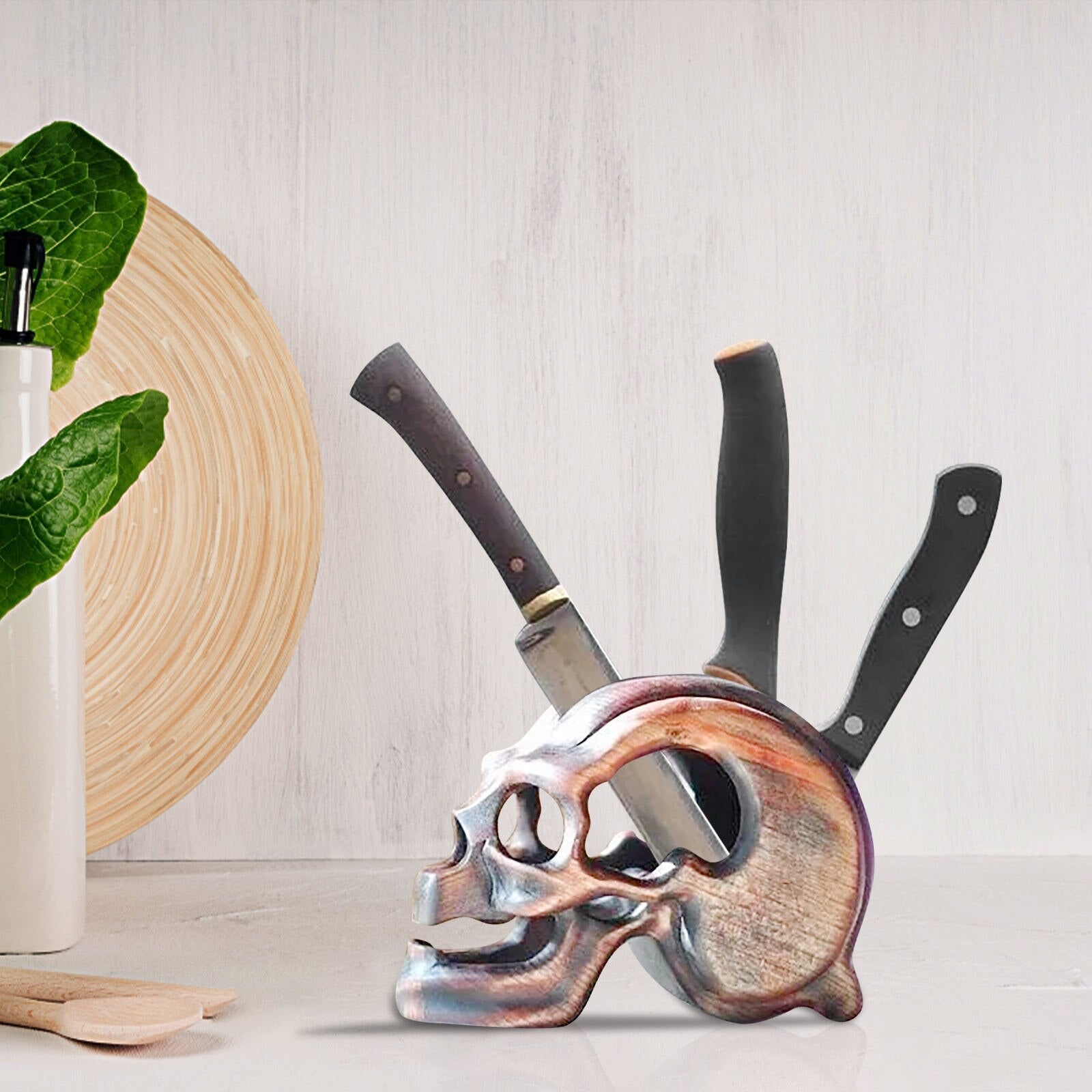 Maliben | Skull Knife Holder